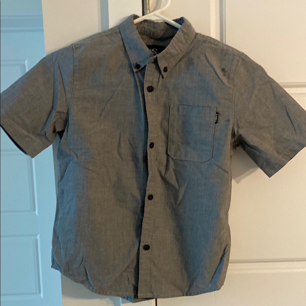 O'Neill Gray Casual Button Down Boy’s Shirt